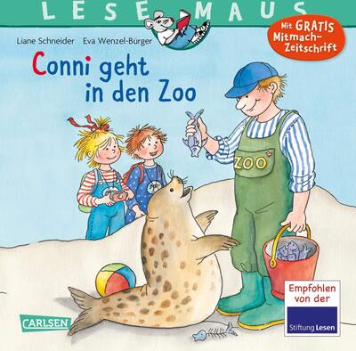 Alle Details zum Kinderbuch LESEMAUS 59: Conni geht in den Zoo (59): Mit Gratis Mitmach-Zeitschrift und ähnlichen Büchern