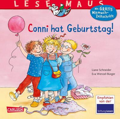 Alle Details zum Kinderbuch LESEMAUS 92: Conni hat Geburtstag! (92) und ähnlichen Büchern