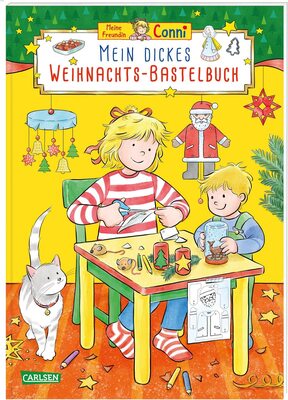 Alle Details zum Kinderbuch Conni Gelbe Reihe (Beschäftigungsbuch): Mein dickes Weihnachts-Bastelbuch: Ein tolles Geschenk und ein großer Spaß für Kinder ab 4 und ähnlichen Büchern
