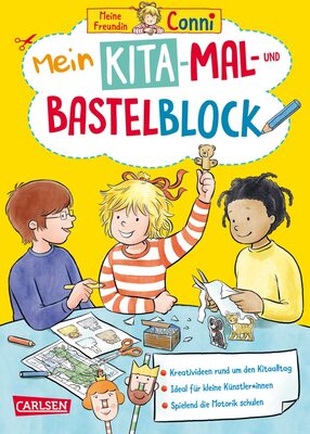 Alle Details zum Kinderbuch Conni Gelbe Reihe (Beschäftigungsbuch): Mein Kita-Mal- und Bastelblock: Zahlreiche Ausmalbilder, Bastel- und Beschäftigungsideen für alle Kita-Kinder und ähnlichen Büchern