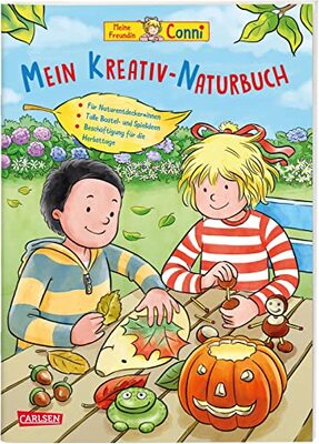 Alle Details zum Kinderbuch Conni Gelbe Reihe (Beschäftigungsbuch): Mein Kreativ-Naturbuch: Basteln und Gestalten mit Naturmaterial ab 4 Jahren und ähnlichen Büchern