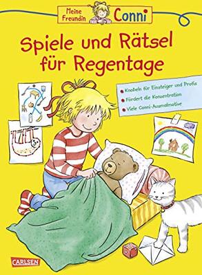 Alle Details zum Kinderbuch Conni Gelbe Reihe (Beschäftigungsbuch): Spiele und Rätsel für Regentage und ähnlichen Büchern