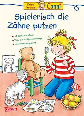 Alle Details zum Kinderbuch Conni Gelbe Reihe (Beschäftigungsbuch): Spielerisch die Zähne putzen: Tipps und Tricks zum Zähneputzen lernen für Kinder ab 4 und ähnlichen Büchern