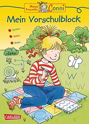 Alle Details zum Kinderbuch Conni Gelbe Reihe (Beschäftigungsbuch): Mein Vorschulblock: Mit Zahlenspielen, Schreibübungen, Suchbildern und Logikrätseln für Kinder ab 5 Jahren und ähnlichen Büchern