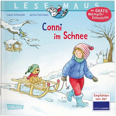 Alle Details zum Kinderbuch LESEMAUS 103: Conni im Schnee (103): Mit Gratis Mitmach-Zeitung und ähnlichen Büchern