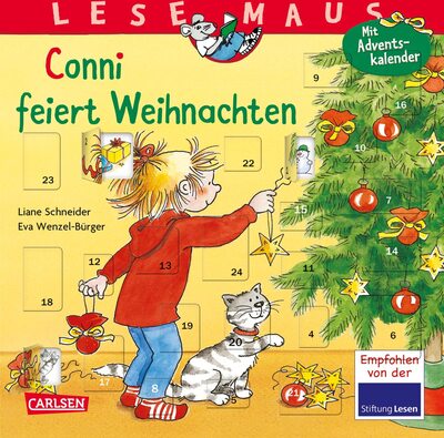 Alle Details zum Kinderbuch LESEMAUS 58: Conni feiert Weihnachten: Bilderbuchgeschichte mit Adventskalender für Kinder ab 3 (58) und ähnlichen Büchern