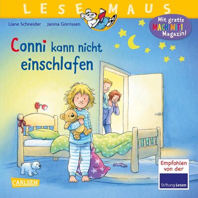 Alle Details zum Kinderbuch LESEMAUS 78: Conni kann nicht einschlafen: Gutenacht-Bilderbuchgeschichte für Kinder ab 3 (78) und ähnlichen Büchern