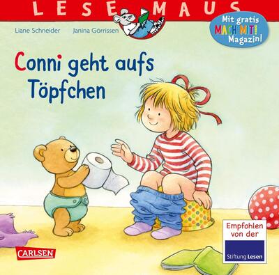 Alle Details zum Kinderbuch LESEMAUS 83: Conni geht aufs Töpfchen (83): Mit GRATIS Mitmach-Zeitschrift und ähnlichen Büchern