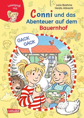 Alle Details zum Kinderbuch Lesen lernen mit Conni: Conni und das Abenteuer auf dem Bauernhof: Warmherzige Abenteuergeschichte für Leseanfänger*innen ab 6 Jahren und ähnlichen Büchern