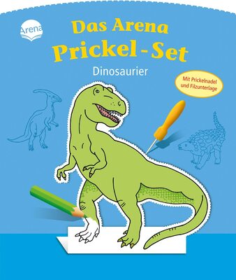 Alle Details zum Kinderbuch Das Arena Prickel-Set. Dinosaurier: Mit Filzmatte und Prickelnadel Aufstellfiguren ausstanzen ab 4 Jahren und ähnlichen Büchern