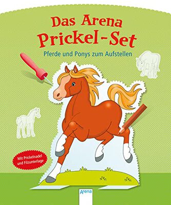 Das Arena Prickel-Set. Pferde und Ponys zum Aufstellen: Mit Filzmatte und Prickelnadel Aufstellfiguren ausstanzen ab 4 Jahren bei Amazon bestellen