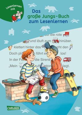 Alle Details zum Kinderbuch LESEMAUS zum Lesenlernen Sammelbände: Das große Jungs-Buch zum Lesenlernen: Einfache Geschichten zum Selberlesen – Lesen lernen, üben und vertiefen und ähnlichen Büchern