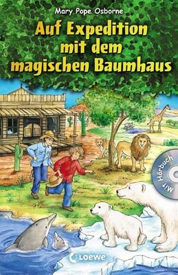 Alle Details zum Kinderbuch Das magische Baumhaus - Auf Expedition mit dem magischen Baumhaus (Bd. 9-12): Sammelband für Mädchen und Jungen ab 8 Jahre - Mit Hörbuch-CD Im Tal der Löwen (Das magische Baumhaus - Sammelbände) und ähnlichen Büchern