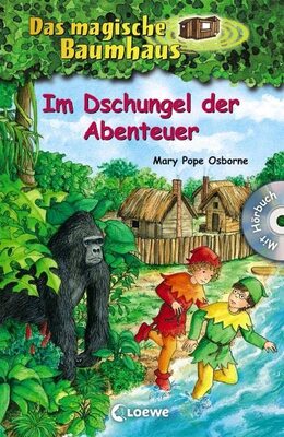 Alle Details zum Kinderbuch Das magische Baumhaus (Band 23-26) - Im Dschungel der Abenteuer: Sammelband für Mädchen und Jungen ab 8 Jahre - Mit Hörbuch-CD Den Gorillas auf der Spur (Das magische Baumhaus - Sammelbände) und ähnlichen Büchern