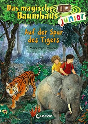 Alle Details zum Kinderbuch Das magische Baumhaus junior (Band 17) - Auf der Spur des Tigers: Kinderbuch zum Vorlesen und ersten Selberlesen - Mit farbigen Illustrationen - Für Mädchen und Jungen ab 6 Jahre und ähnlichen Büchern