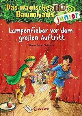 Alle Details zum Kinderbuch Das magische Baumhaus junior (Band 23) - Lampenfieber vor dem großen Auftritt: Kinderbuch auf den Spuren von William Shakespeare zum Vorlesen und ersten Selberlesen - Mit farbigen Illustrationen und ähnlichen Büchern