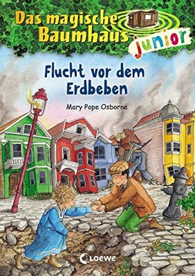 Alle Details zum Kinderbuch Das magische Baumhaus junior (Band 22) - Flucht vor dem Erdbeben: Kinderbuch zum Vorlesen und ersten Selberlesen - Mit farbigen Illustrationen - Für Mädchen und Jungen ab 6 Jahre und ähnlichen Büchern