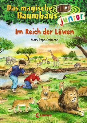 Alle Details zum Kinderbuch Das magische Baumhaus junior (Band 11) - Im Reich der Löwen: Kinderbuch zum Vorlesen und ersten Selberlesen - Mit farbigen Illustrationen - Für Mädchen und Jungen ab 6 Jahre und ähnlichen Büchern