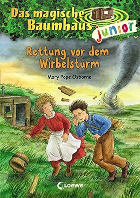 Alle Details zum Kinderbuch Das magische Baumhaus junior (Band 21) - Rettung vor dem Wirbelsturm: Kinderbuch zum Vorlesen und ersten Selberlesen - Mit farbigen Illustrationen - Für Mädchen und Jungen ab 6 Jahre und ähnlichen Büchern