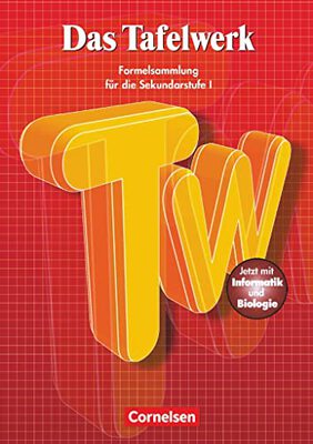 Alle Details zum Kinderbuch Das Tafelwerk - Östliche Bundesländer und Berlin: Das Tafelwerk: Ein Tabellen- und Formelwerk für den mathematiasch-naturwissenschaftlichen ... Sekundarstufe I. Mit Informatik und Biologie und ähnlichen Büchern