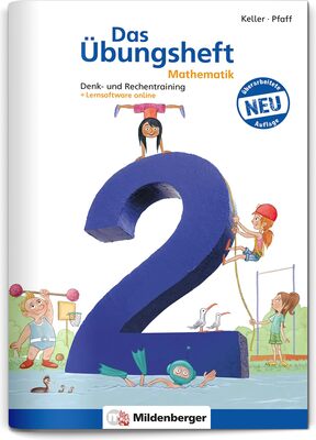 Alle Details zum Kinderbuch Das Übungsheft Mathematik 2: Denk- und Rechentraining – Lernheft für 2. Klasse Mathe, Rechenübungen für die Grundschule, inkl. Lösungsheft und Sticker und ähnlichen Büchern