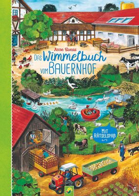 Alle Details zum Kinderbuch Das Wimmelbuch vom Bauernhof: Mit Rätselspaß für Kinder ab 2 Jahren (Wimmelbücher) und ähnlichen Büchern