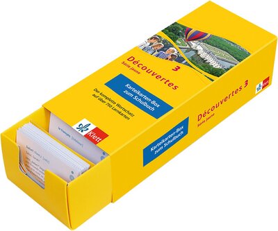 Alle Details zum Kinderbuch Découvertes Série Jaune 3 - Vokabel-Lernbox zum Schulbuch: Französisch passend zum Lehrwerk üben und ähnlichen Büchern