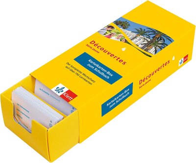 Alle Details zum Kinderbuch Découvertes Série Jaune 4 - Vokabel-Lernbox zum Schulbuch: Französisch passend zum Lehrwerk üben und ähnlichen Büchern