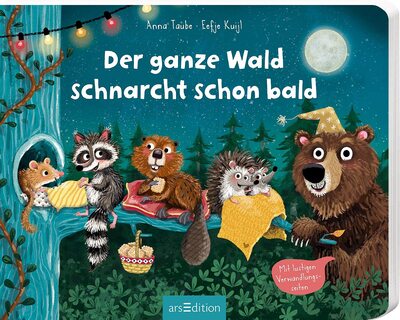 Alle Details zum Kinderbuch Der ganze Wald schnarcht schon bald: Mit lustigen Verwandlungsseiten | Tierisch lustige Gutenachtgeschichte für Kinder ab 24 Monaten und ähnlichen Büchern