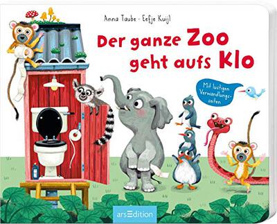 Alle Details zum Kinderbuch Der ganze Zoo geht aufs Klo: Mit lustigen Verwandlungsseiten | Tierisch lustige Klogeschichte für Kinder ab 24 Monaten und ähnlichen Büchern