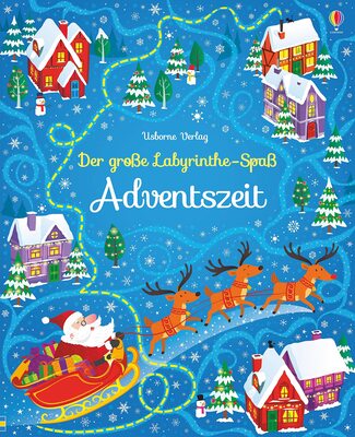 Alle Details zum Kinderbuch Der große Labyrinthe-Spaß: Adventszeit (Usborne Labyrinthe-Bücher) und ähnlichen Büchern