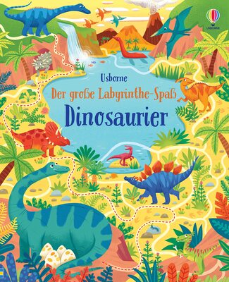 Alle Details zum Kinderbuch Der große Labyrinthe-Spaß: Dinosaurier (Usborne Labyrinthe-Bücher) und ähnlichen Büchern