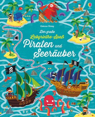 Alle Details zum Kinderbuch Der große Labyrinthe-Spaß: Piraten und Seeräuber (Usborne Labyrinthe-Bücher) und ähnlichen Büchern