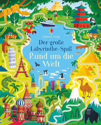 Alle Details zum Kinderbuch Der große Labyrinthe-Spaß: Rund um die Welt (Usborne Labyrinthe-Bücher) und ähnlichen Büchern