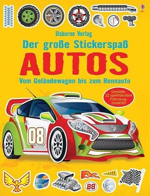 Alle Details zum Kinderbuch Der große Stickerspaß: Autos: Vom Geländewagen bis zum Rennauto. Gestalte 22 spektakuläre Fahrzeugmodelle (Der-große-Stickerspaß-Reihe) und ähnlichen Büchern