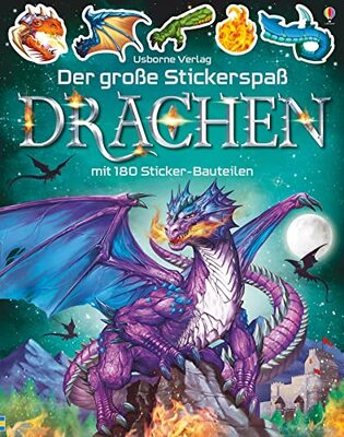 Alle Details zum Kinderbuch Der große Stickerspaß: Drachen: Mit 180 Sticker-Bauteilen (Der-große-Stickerspaß-Reihe) und ähnlichen Büchern