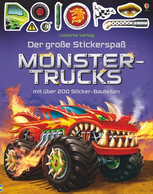 Alle Details zum Kinderbuch Der große Stickerspaß: Monstertrucks: Mit über 200 Sticker-Bauteilen (Der-große-Stickerspaß-Reihe) und ähnlichen Büchern