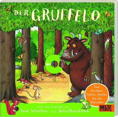 Alle Details zum Kinderbuch Der Grüffelo: Pappbilderbuch zum Schieben, Ziehen, Spielen für die Kleinsten und ähnlichen Büchern