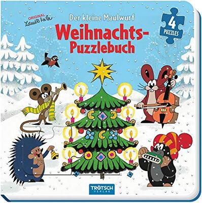 Alle Details zum Kinderbuch Trötsch Der kleine Maulwurf Puzzlebuch mit 4 Puzzle Weihnachten: Beschäftigungsbuch Entdeckerbuch Puzzlebuch und ähnlichen Büchern