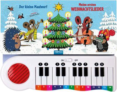 Alle Details zum Kinderbuch Trötsch Der kleine Maulwurf Klavierbuch Meine ersten Weihnachtslieder: Beschäftigungsbuch Soundbuch Liederbuch und ähnlichen Büchern