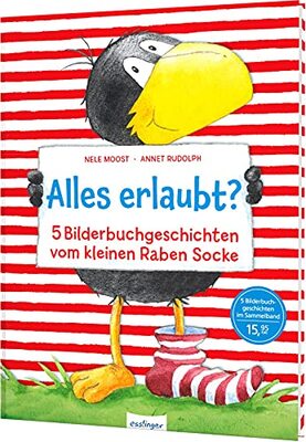 Alle Details zum Kinderbuch Der kleine Rabe Socke: Alles erlaubt?: 5 Bilderbuchgeschichten vom kleinen Raben Socke und ähnlichen Büchern