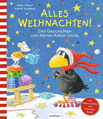 Alle Details zum Kinderbuch Der kleine Rabe Socke: Alles Weihnachten!: Drei Geschichten vom kleinen Raben Socke und ähnlichen Büchern