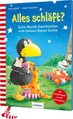 Alle Details zum Kinderbuch Der kleine Rabe Socke: Alles schläft?: Gute-Nacht-Geschichten vom kleinen Raben Socke und ähnlichen Büchern