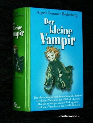 Alle Details zum Kinderbuch Der kleine Vampir: Der kleine Vampir und der unheimliche Patient, Der kleine Vampir in der Höhle des Löwen, Der kleine Vampir und der Lichtapparat, Der kleine Vampir und der rätselhafte Sarg und ähnlichen Büchern