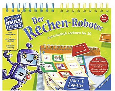 Alle Details zum Kinderbuch Der Rechen-Roboter: Automatisch rechnen bis 20: Automatisch rechnen bis 20. Hohe Lernmotivation. Mit Pädagogen entwickelt. Individuelle Förderung. Für 1-2 Spieler (Spielend Neues Lernen) und ähnlichen Büchern