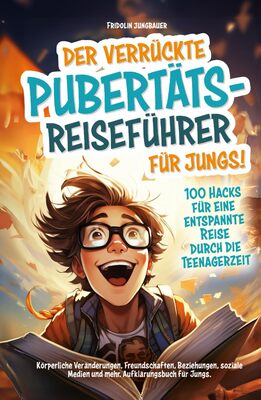 Alle Details zum Kinderbuch Der verrückte Pubertäts-Reiseführer für Jungs! 100 Hacks für eine entspannte Reise durch die Teenagerzeit. Körperliche Veränderungen, Freundschaften, ... Medien und mehr. Aufklärungsbuch für Jungs und ähnlichen Büchern