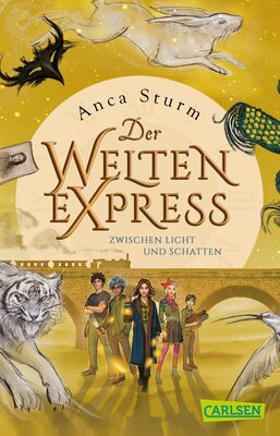 Alle Details zum Kinderbuch Zwischen Licht und Schatten (Der Welten-Express 2) und ähnlichen Büchern