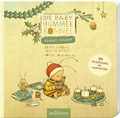 Alle Details zum Kinderbuch Die Baby Hummel Bommel – Advent, Advent: 24 Adventsverse- und Geschichten | Ein Adventskalenderbuch mit 24 Reimen und Geschichten verkürzt das Warten auf Weihnachten, für Kinder ab 12 Monaten und ähnlichen Büchern