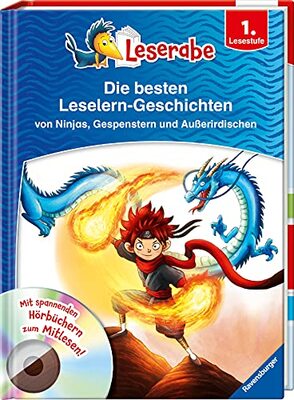 Die besten Leselern-Geschichten von Ninjas, Gespenstern und Außerirdischen - Leserabe 1. Klasse - Erstlesebuch für Kinder ab 6 Jahren: Mit spannenden ... zum Mitlesen! (Leserabe - Sonderausgaben) bei Amazon bestellen