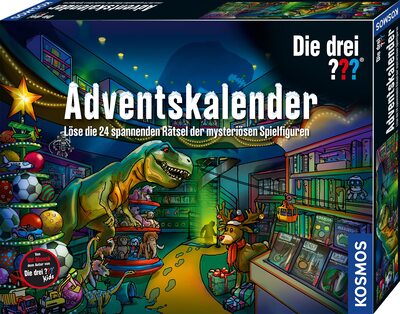 Alle Details zum Kinderbuch Die drei ??? Adventskalender von KOSMOS 632182, Löse die 24 spannenden Rätsel der mysteriösen Spielfiguren, Adventskalender für Kinder, Spielzeug Adventskalender für Jungen und Mädchen und ähnlichen Büchern